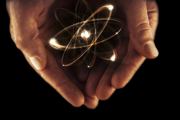 Mains de particules atome
 - Photo, image