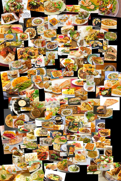 Παγκόσμια κουζίνα κολάζ - Φωτογραφία, εικόνα