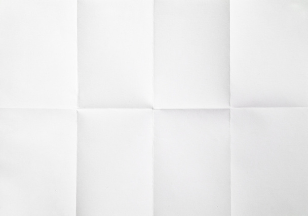 beyaz kağıt katlanmış - Fotoğraf, Görsel