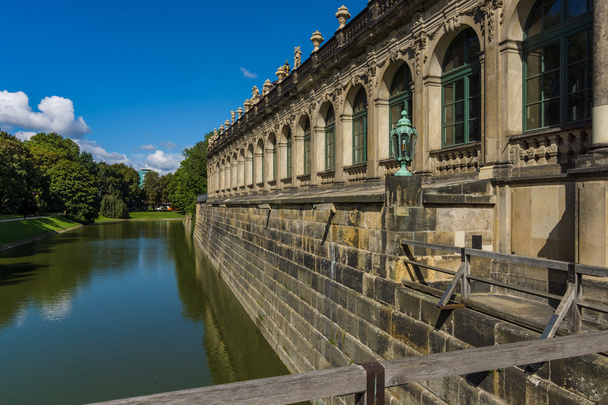 Architectural and decorative elements of the palace Zwinger (Dresdner Zwinger) in Rococo style was built from the 17th to 19th centuries. - Photo, image