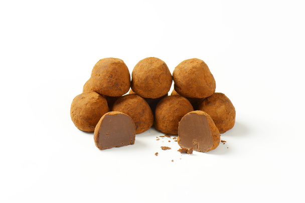 kakaové smetl čokoládové lanýže - Fotografie, Obrázek