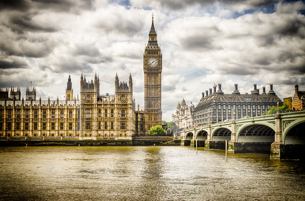 Palast von Westminster, Parlamentsgebäude, London - Foto, Bild