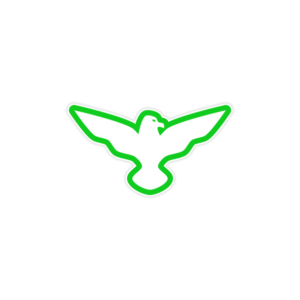 sticker águila
 - Vector, Imagen