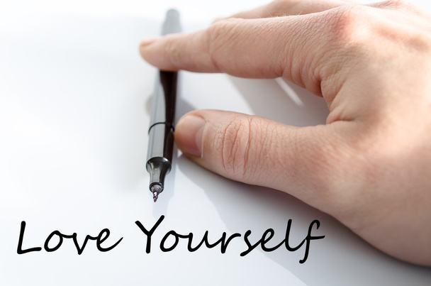 Αγαπήστε τον εαυτό σας την έννοια του κειμένου - Φωτογραφία, εικόνα