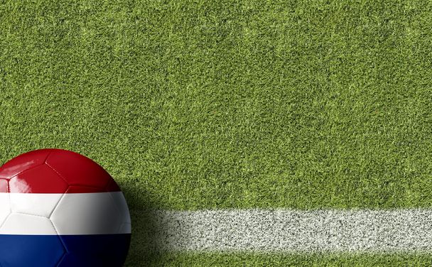 Nederlandse vlag op bal - Foto, afbeelding