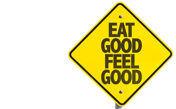 Eten goed Feel Good sign - Foto, afbeelding