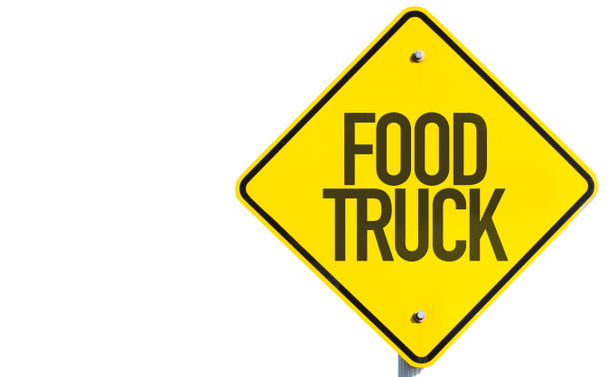 Gıda kamyon işareti - Fotoğraf, Görsel