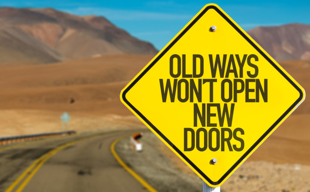 Alte Wege öffnen keine neuen Türen - Foto, Bild