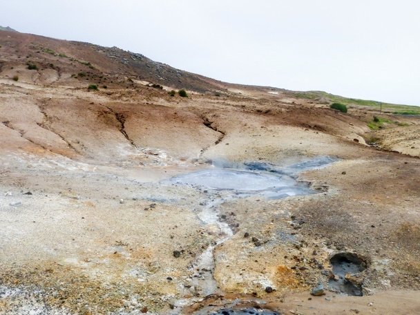 Heiße Quelle in Island - Foto, Bild
