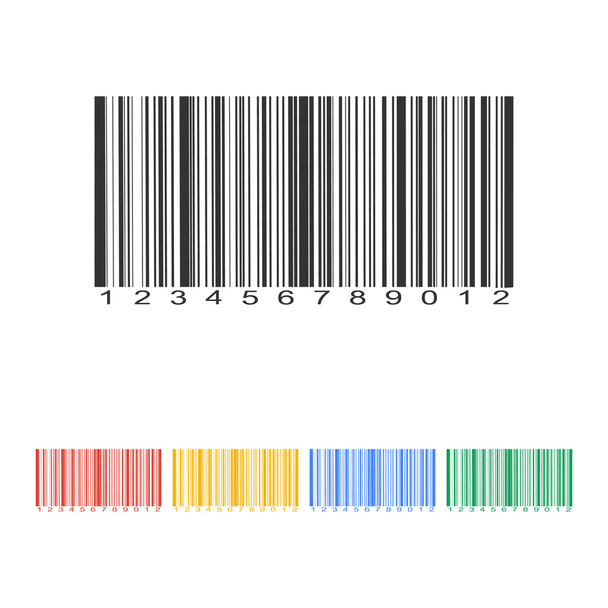 Icona del codice a barre, illustrazione vettoriale - Vettoriali, immagini