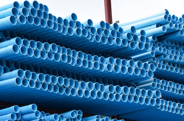 Tubi in PVC blu
 - Foto, immagini
