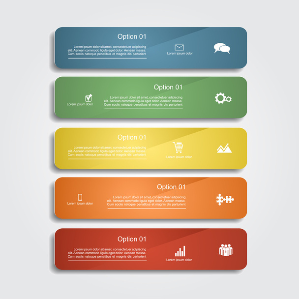 Infographic report template layout. Vector illustration - Vector, Image