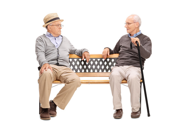 senior men arguing with each other - Φωτογραφία, εικόνα
