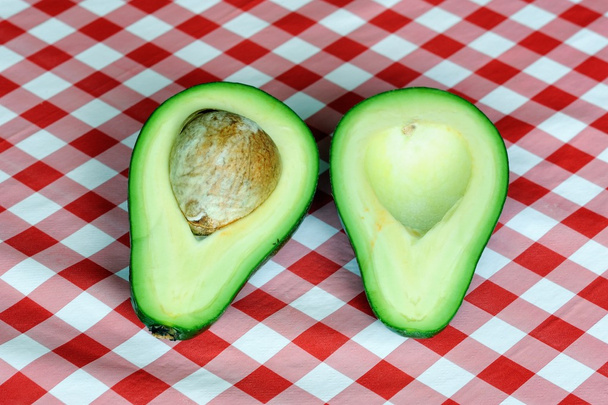 Sliced open avocado - Photo, Image