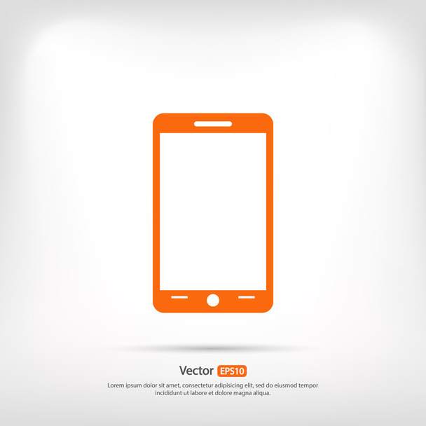 Mobile smartphone icon - Vector, imagen