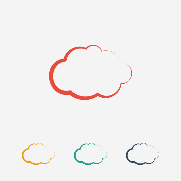 Cloud icon design - Vektor, obrázek