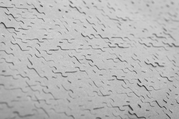 Régi puzzle - darab csatlakoztatott - szürke - Fotó, kép