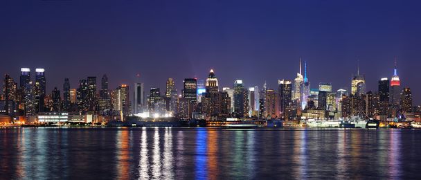 Nova Iorque Manhattan ao entardecer
 - Foto, Imagem