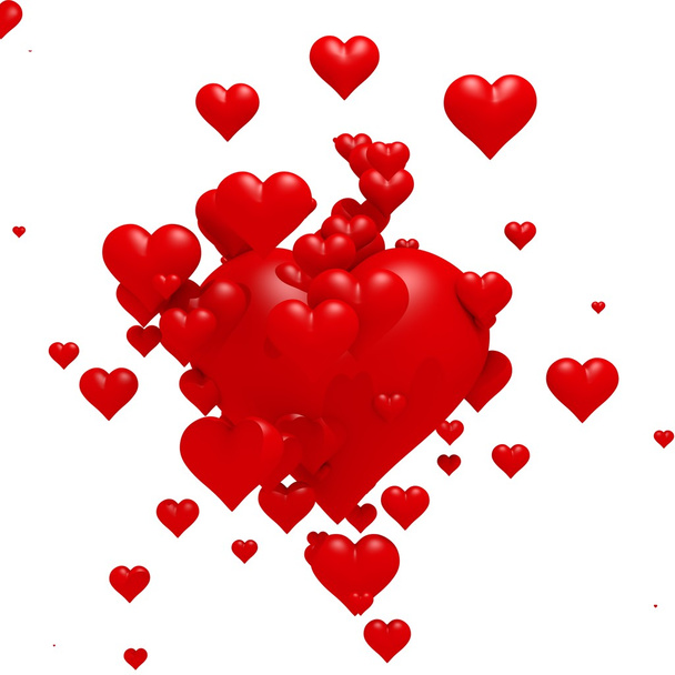 Hearts emittion - Фото, изображение