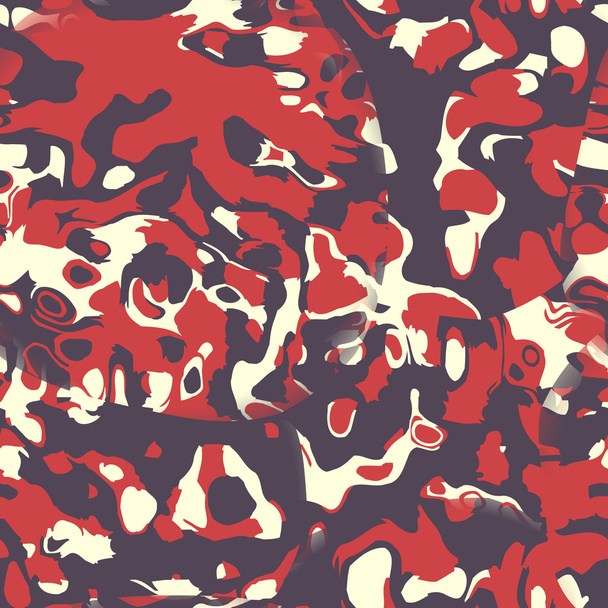 Seamless pattern with floral palette - ベクター画像