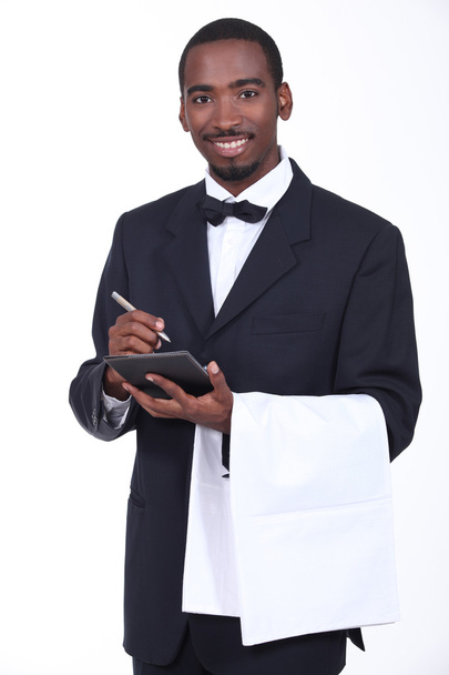 Smart waiter taking order - Zdjęcie, obraz