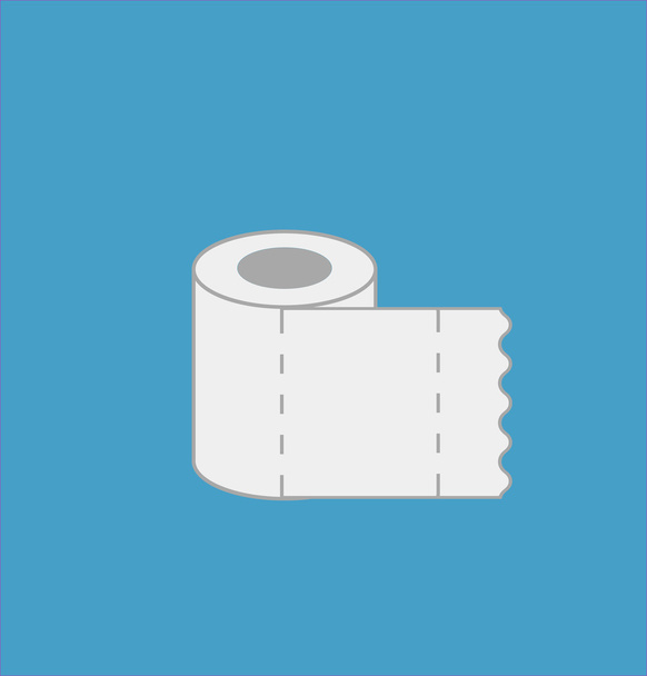 Туалетний папір значок
 - Вектор, зображення