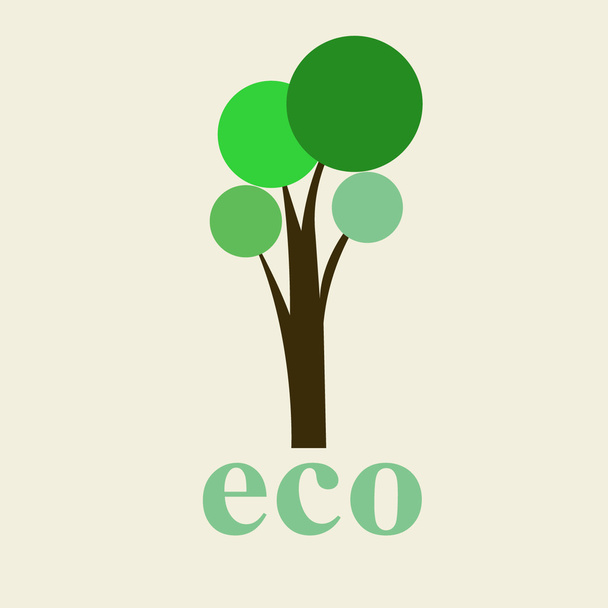 Eco Logo Design - Wektor, obraz