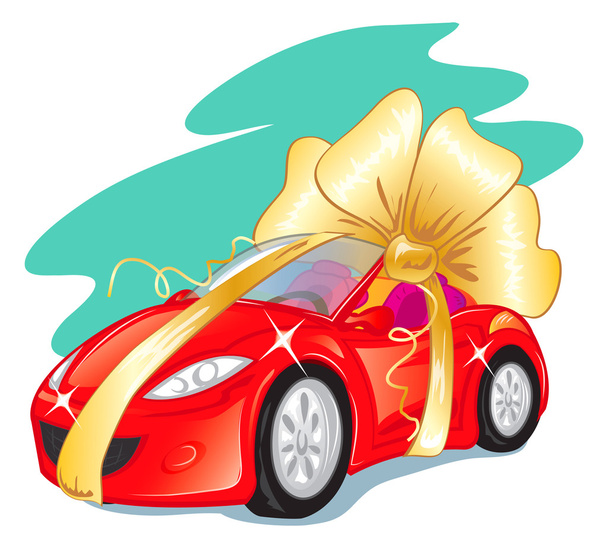 Gift car - Vector, Image
