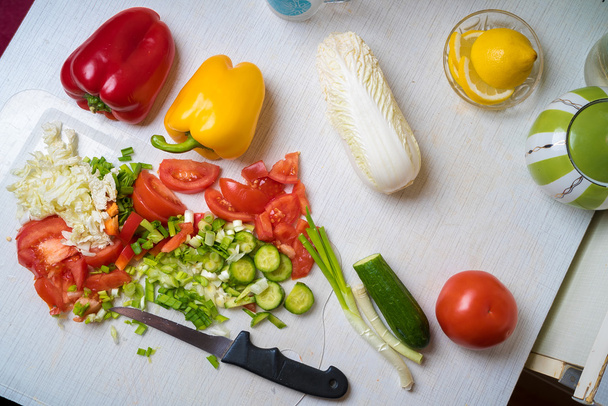 verduras en la cocina - Foto, imagen