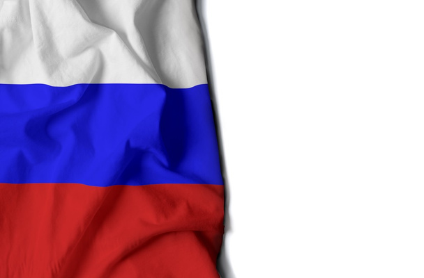 Mávání vlajkou ruské, evropské a asijské země - Fotografie, Obrázek