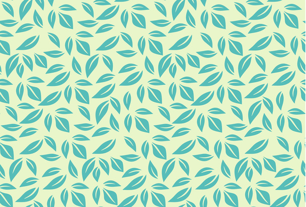 Seamless leaf pattern. - Vector, afbeelding