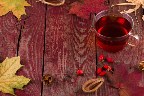 Autumn tea - Zdjęcie, obraz