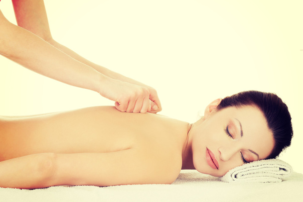 Woman getting massage in spa - Valokuva, kuva