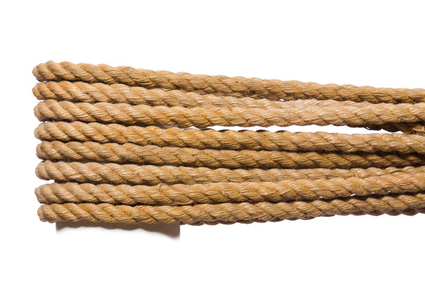 Cuerda aislada sobre fondo blanco - Foto, Imagen