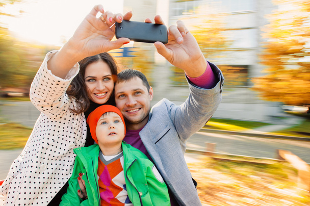 selfie Portrait Family - Foto, afbeelding