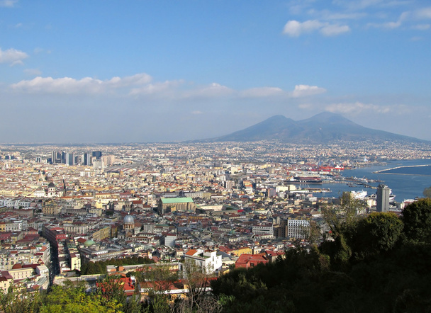 Napoli panoramik görünüm - Fotoğraf, Görsel
