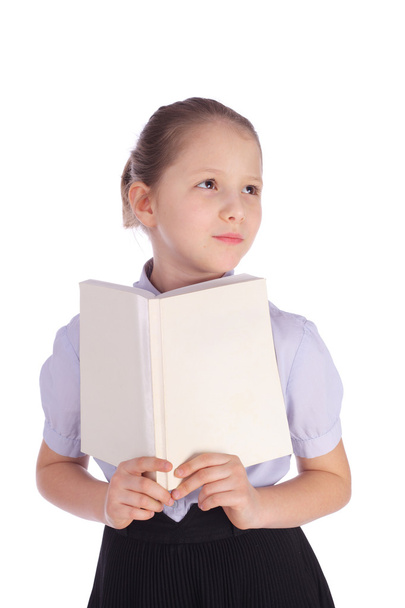 little girl with the book - Φωτογραφία, εικόνα