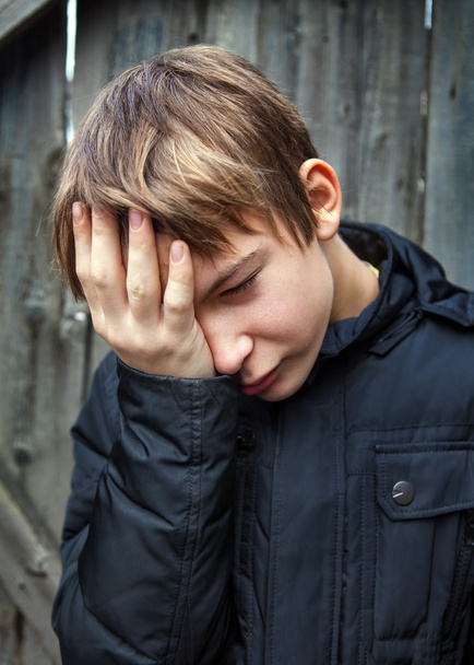 Sad Teenager outdoor - Foto, Bild