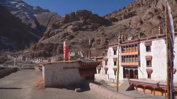 Hemis kolostor Ladakh, Dzsammu és Kasmír, India - Felvétel, videó