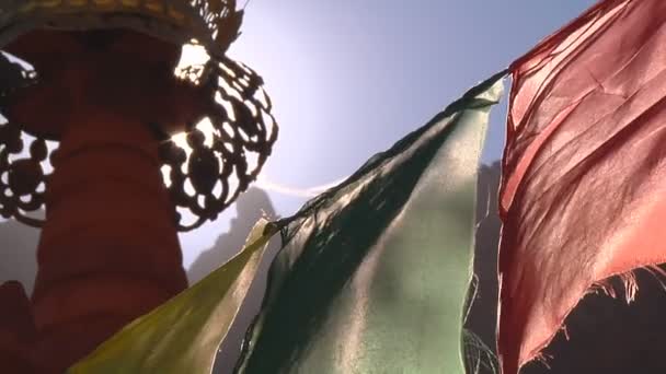 Bandiere di preghiera buddista - Filmati, video