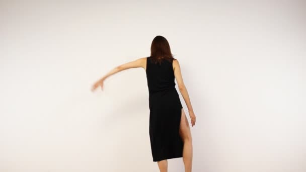 Female Professional Dancer Performing Single Dance - Footage, Video