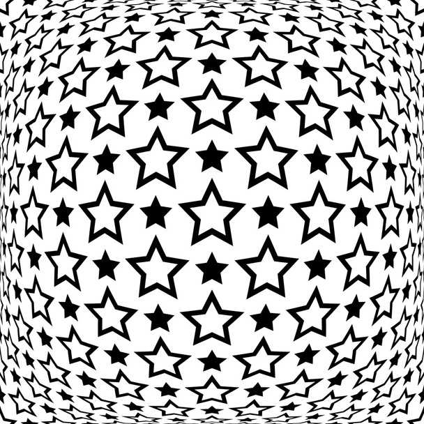 Sterne-Muster. abstrakt strukturierter Hintergrund. - Vektor, Bild