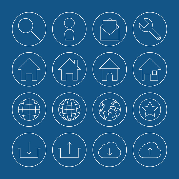 website icons set - Vector, Image