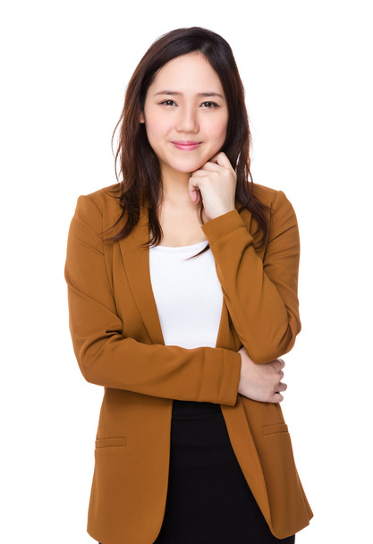 Young asian businesswoman in business suit - Valokuva, kuva