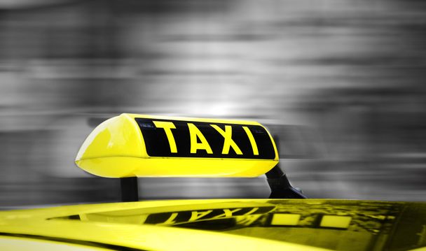 Taxi Sign - Photo, Image