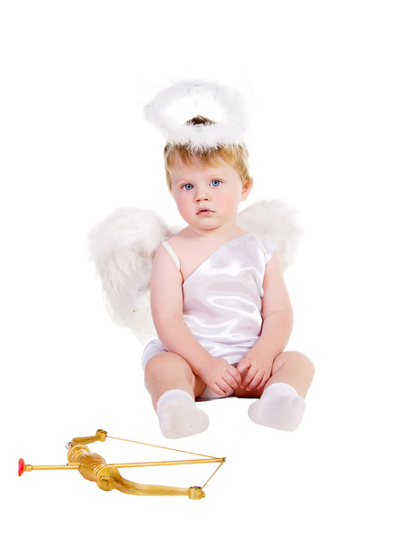 St. Valentine 's day angel boy with bow and arrows 1
 - Фото, изображение