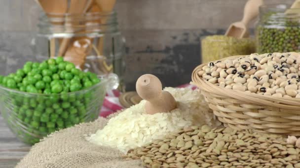 Legumes Alimentos Misturados Saudáveis e Naturais
 - Filmagem, Vídeo