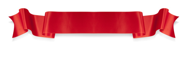 Elegance red ribbon banner - Photo, Image