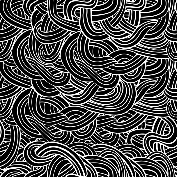 Seamless abstract waves and curves pattern - Vector, Imagen