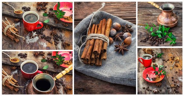Coffee and spices - Photo, Image